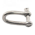 M4 Screw Pin Twist Shackle Anchor Shackle Stainless Steel 304 D Ring Shackle for Material Handling,Rigging Accessories,Connecting Chains and Ropes...