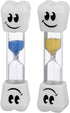Smile Tooth 2 Minute Sand Timer Assorted Colors (2 Pack)...