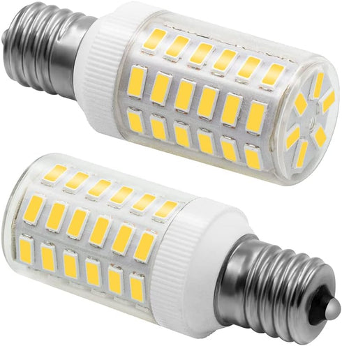 Upgraded 5304517886 kei d28a kel2811 LED Bulb E17 4W Refrigerator Light Bulb Replace, Daylight 5.5W Appliance Lamp Range Hood 40W-60W Equivalent, ...
