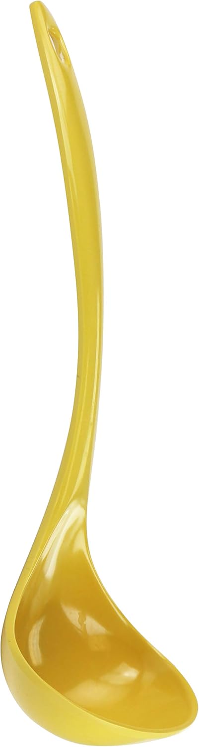 Reston Lloyd Melamine Soup Ladle Kitchen Utensil, Premium Quality Utensil with Heat Resistant Ergonomic Handle, Durable BPA-Free Plastic, 10.5 inc...