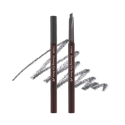 ETUDE Drawing Eye Brow 0.25g #4 Dark Gray 21AD | Long Lasting Eyebrow Pencil | Soft Textured Natural Daily Look Eyebrow Makeup | K-beauty...