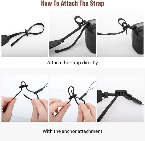 MoKo Camera Strap, Retro Cotton Canvas Woven Strap Universal Shoulder Neck Sling Belt for ALL DSLR/SLR Cameras Canon/Sony/Nikon, Adjustable Thin S...