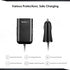 QC 3.0 Quick Charge USB Car Charger Compatible with Android iOS Smartphones USB Device Front/Back Seat Cigarette Lighter Chargers 5.6Ft Extension ...