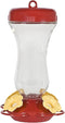 Perky-Pet 131TF 16-Ounce Glass Top Fill Hummingbird Feeder, Red...