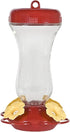 Perky-Pet 131TF 16-Ounce Glass Top Fill Hummingbird Feeder, Red...