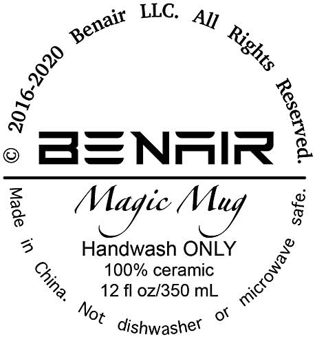 Benair USA Star Wars Mug, Lightsabers Appear With Heat (12 oz) - Fragile...