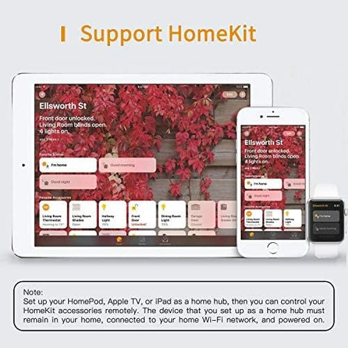 Refoss Smart WiFi Light Bulb Works with Apple HomeKit, Alexa, Google Home and App, Full Color Changing Dimmable LED Lights, A19, E26 Fitting, 2700...