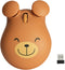 Wireless Mouse 2.4GHz Lovely Cartoon Bear Shape USB Mouse Portable Cordless Mouse with USB Receiver, Kids Small Optical Mouse Computer Mouse for L...