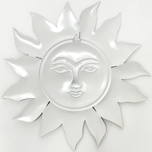 Metal Sun Wall Decor - 13 inches Sun Flower Wall Art Decoration,Hanging Decoration for Home Garden Farmhouse Yard Patio Fence Living Room Bedroom...