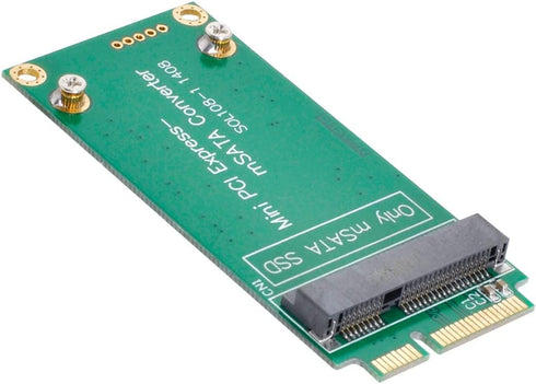 cablecc 3x5cm mSATA Adapter to 3x7cm Mini PCI-e SATA SSD for Asus Eee PC 1000 S101 900 901 900A T91...