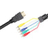 Nightwolf ® 5 Ft 1.5M HDMI to RCA Cable, HDMI Type A Male to 5RCA Male Plug Video Audio Cale Converter Adapter Cable for HDTV Plasma TV DVD and Mo...