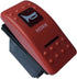 ESUPPORT Car Auto Bar 12V 20A Red Cover Red LED Speaker Horn Light Push Button Toggle Switch 5Pin Momentary...