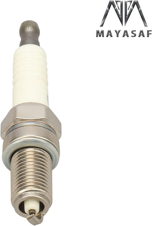 MAYASAF Spark Plugs 3481 Automotive Replacement Ignition Plug for Honda 2003-09 VTX1300S 2010-16 Fury, for Vicotry 07-16 Hammer Seat type Flat, Th...