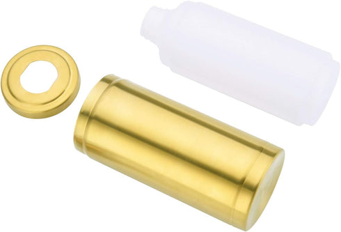 Gold Soap Dispenser,Kmeino Full Stainless Steel Countertop Soap Dispenser, Prime 300 ML Liquid Bottle for Kitchen & Bathroom Hand Dish Lotion (Bru...