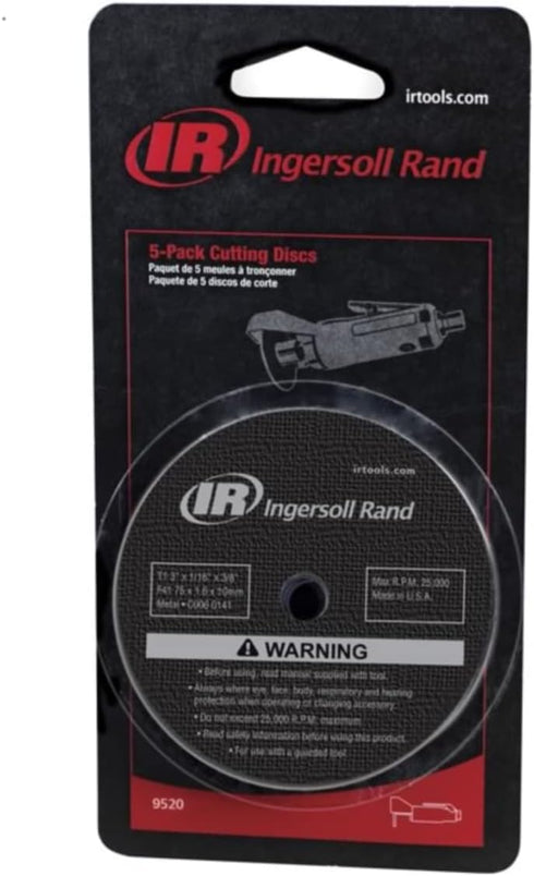 Ingersoll Rand 9520-3" (75 mm) Cutting Discs for Woodworking, Cutting Discs for Cut Off Tool as Accessories, for Ingersoll Rand Air Cutting Tool 4...