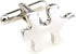 Puzzle Jigsaw Piece Pair Cufflinks in Presentation Gift Box & Polishing Cloth...