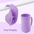 Bathtub Faucet Cover + Rinse Cup Set, Bath Tub Spout Cover for Baby Kids, Baby Wash Rinser Cup Shampoo Bath Rinser Cup, Purple Bath Gift Set...