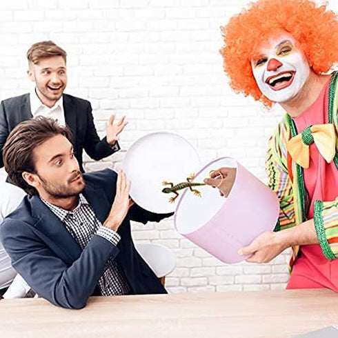 NUOBESTY Realistic Fake Lizards Artificial Model Reptile Lizard Plastic Lizards Action Figures Trick Playthings, 2Pcs...