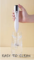 Electric Milk Frother for Matcha, Hot Chocolate, Coffee Creamer,Handheld Design, 304 Stainless, 2 Heads Type-C Rechargeable Foam Blender with 3 Sp...