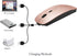 Rechargeable Bluetooth Mouse for MacBook/MacBook air/Pro/iPad, Wireless Mouse for Laptop/Notebook/pc/iPad/Chromebook (Rose Gold-b)...