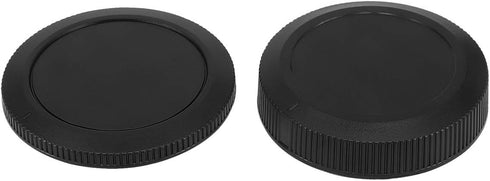 Haoge Camera Body Cap and Rear Lens Cap Cover Kit for Canon EOS-R-Mount Camera Lens Such as R8 R7 R50 R100 R3 R5C R6 RP R R10......