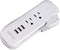 Travel Power Strip with USB - NTONPOWER 2 Outlets 3 USB Portable Desktop Charging Station, 15 inches Wrapped Short Extension Cord for Hotels, Crui...