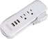 Travel Power Strip with USB - NTONPOWER 2 Outlets 3 USB Portable Desktop Charging Station, 15 inches Wrapped Short Extension Cord for Hotels, Crui...