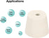 MECCANIXITY Rubber Tapered Plug 28mm to 37mm with Hole Test Tubes Bungs Stopper White for Lab Home 3 Pieces...