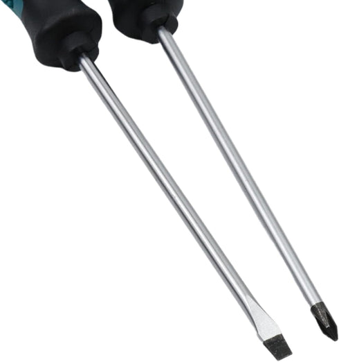 2-Piece Magnetic Tip Screwdriver Set, 1 Philips Screwdriver and 1 Slotted Flatted Head Screwdriver with A Round Hole (PH1*100mm, 4 * 100mm)...