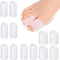 12 Pcs Silicone Toe Sleeves, Soft Gel Protector Toe Cushions Pinky Toe Sleeves Protectors Corn Protectors Toe Tube Pads for Hammer Toe Stubbed Toe...