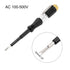 uxcell Voltage Tester AC 100-500V with 3mm Slotted Screwdriver with Clip for Circuit Test, Black, Pack of 3...