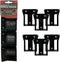 StealthMounts Battery Holder Compatible with Milwaukee M18 (6 Pack) - Black | StealthMounts Battery Mounts | Made in the UK...