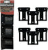 StealthMounts Battery Holder Compatible with Milwaukee M18 (6 Pack) - Black | StealthMounts Battery Mounts | Made in the UK...