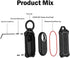 Waterproof Keychain Holder Case for Samsung Galaxy SmartTag2, Scratch Resistant Cover with Keychain for Keys, Wallet, Luggage...