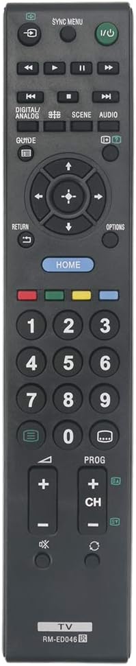 RM-ED046 Replace Remote Control Compatible with Sony TV KDL-32BX320 KDL-22BX320 KDL-26BX320 BX320 Series HDTV KDL-40NX520 KDL-40BX420 KDL-37BX420 ...
