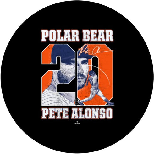 Polar Bear Pete Alonso New York MLBPA PopSockets Swappable PopGrip...