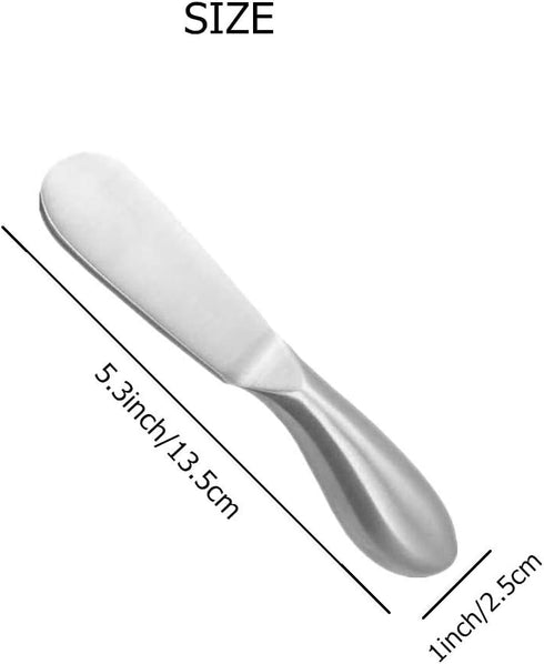 4 Pcs Spreader Knife Set, Stainless Steel Multipurpos Cheese and Butter Spreader Knives...