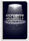 BookFactory Security Incident Report Log Book/Security Guard Journal - Wire-O, 100 Pages, 6" x 9" (LOG-100-69CW-PP(Security-Report))...