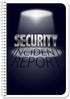 BookFactory Security Incident Report Log Book/Security Guard Journal - Wire-O, 100 Pages, 6" x 9" (LOG-100-69CW-PP(Security-Report))...