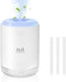 SZO Colorful Mini Humidifier, USB Rechargeable Humidifier, 4 Modes Super Quiet, Humidifiers For Bedroom,Suitable For Travel Office Family-White...