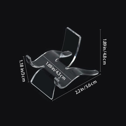 (24 PCS 2.2 x 1.69 x1.89 inch Crystal Display Stand, Rock Display Stand,Acrylic Display Stands for Crystal ,Geodes, Rock ,gemstone ,Mineral, Agate...