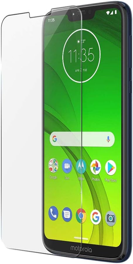 Moto G7 Power Screen Protector-(3 Pack) Bubble Free Case Friendly Ultra-Thin Anti-Scratch Anti-Fingerprint Clear Tempered Glass Protective Film Co...