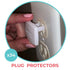 Toddleroo by North States Childproofing Starter Set 2 Door Knob Covers, 34 Plug Protectors, 10 Drawer & Cabinet Latches. Baby-Proof with Confidenc...