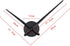 Timelike 3D DIY Wall Clock, 1M Modern Frameless Large 3D DIY Wall Clock Kit Decoration Home for Living Room Bedroom (Black-Black)...