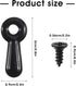 Picture Frame Turn Button Fasteners Set, 100Pcs Picture Frame Backing Hardware with 100 Pieces Screws for Hanging Pictures, Photos, Drawing Black...