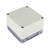 ABS Plastic Junction Box, Dustproof Waterproof IP65 Electrical Box - Universal Project Enclosure Grey, with PC Transparent/Clear Cover 3.3"x3.2"x2...