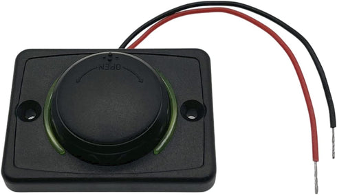 Car 12V RV USB Charger, Quick Charger 3.0 Wall Mount USB Charging Station with Green Indicator Light and Cap for Car Camper Boat Marine (Black A74...
