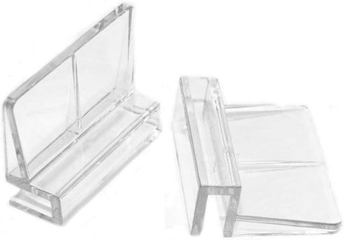 6 Pieces 8mm Acrylic Aquarium Cover Clip Aquarium Fish Tank Glass Cover Clip Support Holder Clear Universal Lid Clips for Rimless Aquariums...