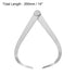 uxcell 350mm 14-inch Inside Outside Caliper Stainless Steel Firm Friction Joint Measuring Tool 1 Pair...