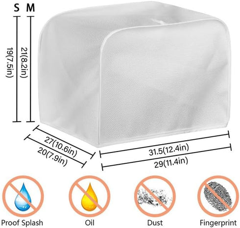 3D Black Cat Toaster Cover Slice Wide Slot, Cute Kitten Kitchen Appliance Cover, Aesthetic Animals Art Universal Size Microwave Toaster Oven Cover...